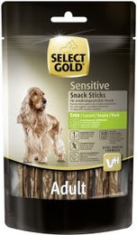 SELECT GOLD Hund Sensitive Snack Sticks Ente getreidefrei 85 g – Bild 1 von 2