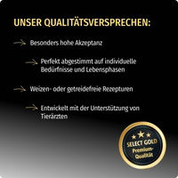 Produktbild von SELECT GOLD Hund Trockenfutter Sensitive Mini Junior Lamm mit Lachs und Kartoffel 4 kg - 4 kg