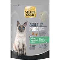Produktbild von SELECT GOLD Katzentrockenfutter Pure Adult mit Seidenraupe glutenfrei 300 g