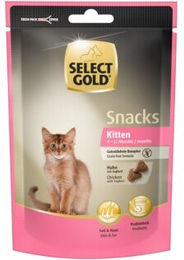SELECT GOLD Kitten Leckerli Huhn getreidefrei 4x75 g – Bild 1 von 2