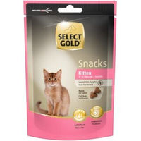 Produktbild von SELECT GOLD Kitten Leckerli Huhn getreidefrei 4x75 g