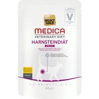 Produktbild von SELECT GOLD Medica Harnsteindiät Katzen Diätfutter Huhn 24x85g - 24 x 85 g