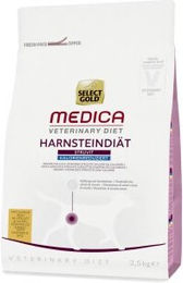 Produktbild von SELECT GOLD Medica Harnsteindiät Trockenfutter mit Huhn zur Gewichtskontrolle 2,5 kg