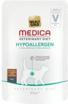 Produktbild von SELECT GOLD Medica Hypoallergen Nassfutter Pute für erwachsene Katzen 24x85g - 24 x 85 g