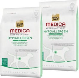 Produktbild von SELECT GOLD Medica Hypoallergen PLUS Lachs Getreidefrei Hundefutter 2x10 kg