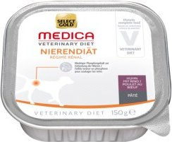 Produktbild von SELECT GOLD Medica Nierendiät Nassfutter für Hunde Adult Huhn und Rind 40x150 g - 40 x 150 g