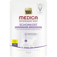 Produktbild von SELECT GOLD Medica Schonkost Nassfutter Huhn kalorienreduziert für Hunde 12x85 g - 12 x 85 g