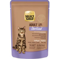 Produktbild von SELECT GOLD Nassfutter Adult Sterilized Geflügel Paté Getreidefrei 12x85g