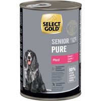Produktbild von SELECT GOLD Nassfutter Hund Pure Senior Pferd Getreidefrei Glutenfrei Monoprotein 6 x 200g