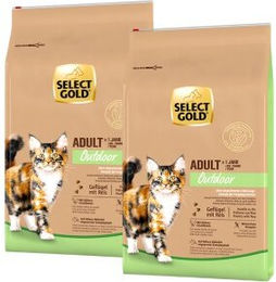 SELECT GOLD Outdoor Hundefutter Adult Geflügel und Reis getreidefrei 2x7 kg - 2 x 7 kg – Bild 1 von 2