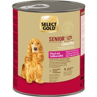 Produktbild von SELECT GOLD Pferdefutter Sensitive Senior Monoprotein mit hohem Fleischanteil 6x800 g