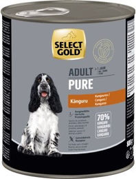 Produktbild von SELECT GOLD Pure Adult Hund Nassnahrung Känguru 24x800 g - 24 x 800 g