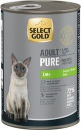 SELECT GOLD Pure Adult Paté Ente mit hohem Fleischanteil 12x400 g – Bild 1 von 2