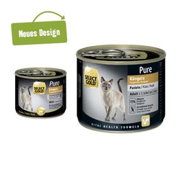 Produktbild von SELECT GOLD Pure Adult Paté Känguru 6x200 g - 6 x 200 g