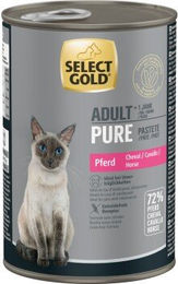 Produktbild von SELECT GOLD Pure Adult Paté Pferd 12x400 g - 12 x 400 g