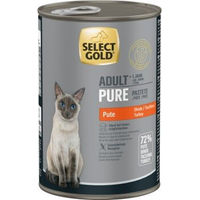 Produktbild von SELECT GOLD Pure Adult Paté Pute für Katzen 24x400 g - 24 x 400 g
