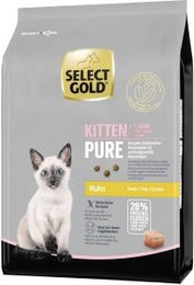 SELECT GOLD Pure Kitten Futter Huhn Sensitive ohne Zucker 2,5 kg - 2,5 kg – Bild 1 von 2