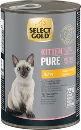 SELECT GOLD Pure Kitten Paté mit Rind und Huhn hoher Fleischanteil 24x400 g - 24 x 400 g – Bild 1 von 2