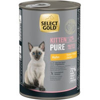 Produktbild von SELECT GOLD Pure Kitten Paté mit Rind und Huhn hoher Fleischanteil 24x400 g - 24 x 400 g