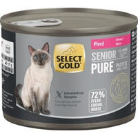 Produktbild von SELECT GOLD Pure Senior Paté Pferd 6x200 g