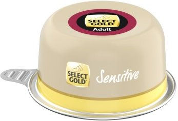 SELECT GOLD Sensitive Adult Hundefutter Rind mit hohem Fleischanteil 40x125 g - 40 x 125 g – Bild 1 von 2