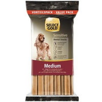 Produktbild von SELECT GOLD Sensitive Dental Zahnpflege-Snacks für Hunde Adult Mittel Getreidefrei Glutenfrei 504 g - 504 g