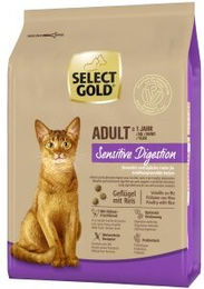 SELECT GOLD Sensitive Digestion Katzen Trockenfutter Adult Geflügel und Reis 2,5 kg - 2,5 kg – Bild 1 von 2