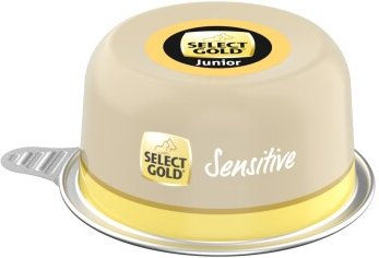 SELECT GOLD Sensitive Junior Hundefutter Huhn und Reis mit hohem Fleischanteil 10x125 g - 10 x 125 g – Bild 1 von 2