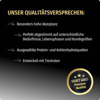Produktbild von SELECT GOLD Sensitive Junior Hundefutter Huhn und Reis mit hohem Fleischanteil 20x125 g - 20 x 125 g