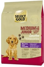 SELECT GOLD Sensitive Medium Junior Hundefutter mit Lamm, Lachs und Kartoffel für mittlere Rassen – Bild 1 von 1