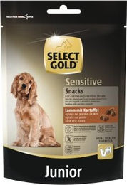 Produktbild von SELECT GOLD Sensitive Snacks Lamm für Haut und Fell sowie Verdauung 7x160g