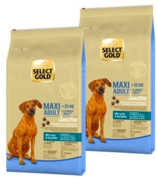 SELECT GOLD Sensitive Trockenfutter Hund Adult Maxi Lachs Monoprotein 2x12 kg - 2 x 12 kg – Bild 1 von 3