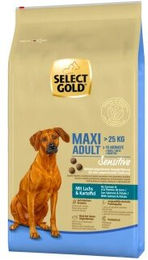 SELECT GOLD Sensitive Trockenfutter Hund Adult Maxi Lachs und Geflügel 12 kg - 12 kg – Bild 1 von 3