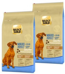 SELECT GOLD Sensitive Trockenfutter Hund Adult Maxi Lamm 2x12 kg - 2 x 12 kg – Bild 1 von 3