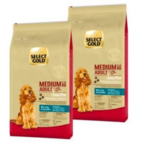 Produktbild von SELECT GOLD Sensitive Trockenfutter Hund Adult Medium Lachs 2x12 kg - 2 x 12 kg
