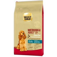 Produktbild von SELECT GOLD Sensitive Trockenfutter Hund Adult Medium Lachs und Geflügel 12 kg - 12 kg