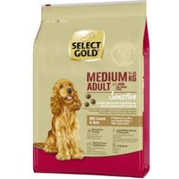 Produktbild von SELECT GOLD Sensitive Trockenfutter Hund Adult Medium Lamm und Reis 4 kg - 4 kg