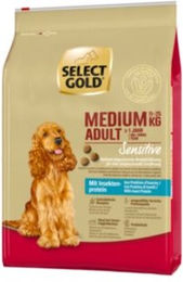SELECT GOLD Sensitive Trockenfutter Hund Adult Medium mit Insekten-Protein 4 kg - 4 kg – Bild 1 von 3