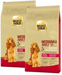 SELECT GOLD Sensitive Trockenfutter Hund Adult Medium Pferd und Tapioka 2x12 kg - 2 x 12 kg – Bild 1 von 2