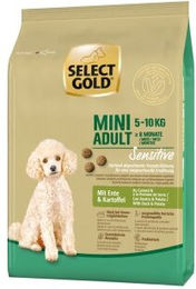 SELECT GOLD Sensitive Trockenfutter Hund Mini Ente und Kartoffel Adult 1 kg - 1 kg – Bild 1 von 3