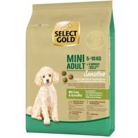 Produktbild von SELECT GOLD Sensitive Trockenfutter Hund Mini Ente und Kartoffel Adult 1 kg - 1 kg