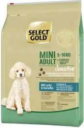 SELECT GOLD Sensitive Trockenfutter Hund Mini Lachs Adult 4 kg - 4 kg – Bild 1 von 3