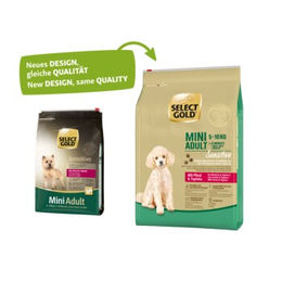 Produktbild von SELECT GOLD Sensitive Trockenfutter Hund Mini Pferd Adult mit Tapioka 4 kg - 4 kg