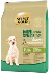 Produktbild von SELECT GOLD Sensitive Trockenfutter Hund Mini Senior Ente 4 kg - 4 kg