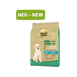 Produktbild von SELECT GOLD Sensitive Trockenfutter Hund Mini Senior mit Insekten-Protein 4 kg - 4 kg