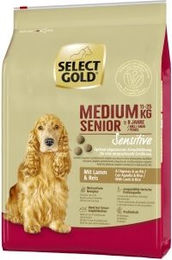 SELECT GOLD Sensitive Trockenfutter Hund Senior Medium Lamm und Geflügel 4 kg - 4 kg – Bild 1 von 2