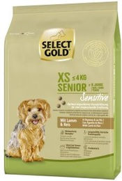 Produktbild von SELECT GOLD Sensitive XS Senior Hundetrockennahrung Lamm und Reis Monoprotein 1 kg - 1 kg