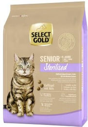 SELECT GOLD Sterilised Senior Katzenfutter Geflügel und Reis getreidefrei 2,5 kg - 2,5 kg – Bild 1 von 3