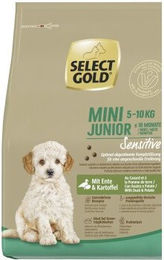 Produktbild von SELECT GOLD Trockenfutter Hund Sensitive Mini Junior Ente und Kartoffel 4 kg