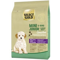 Produktbild von SELECT GOLD Trockenfutter Hund Sensitive Mini Junior Lamm mit Lachs und Kartoffel 1 kg - 1 kg
